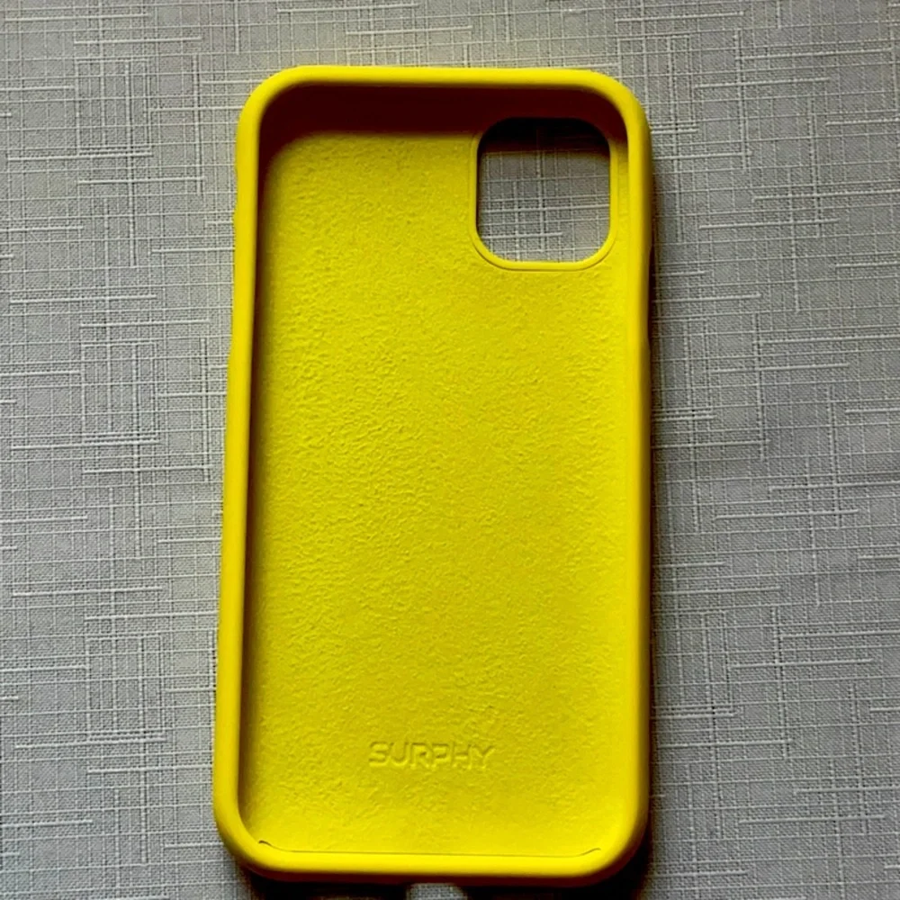 Apple iPhone 11 Yellow phone case silicone.